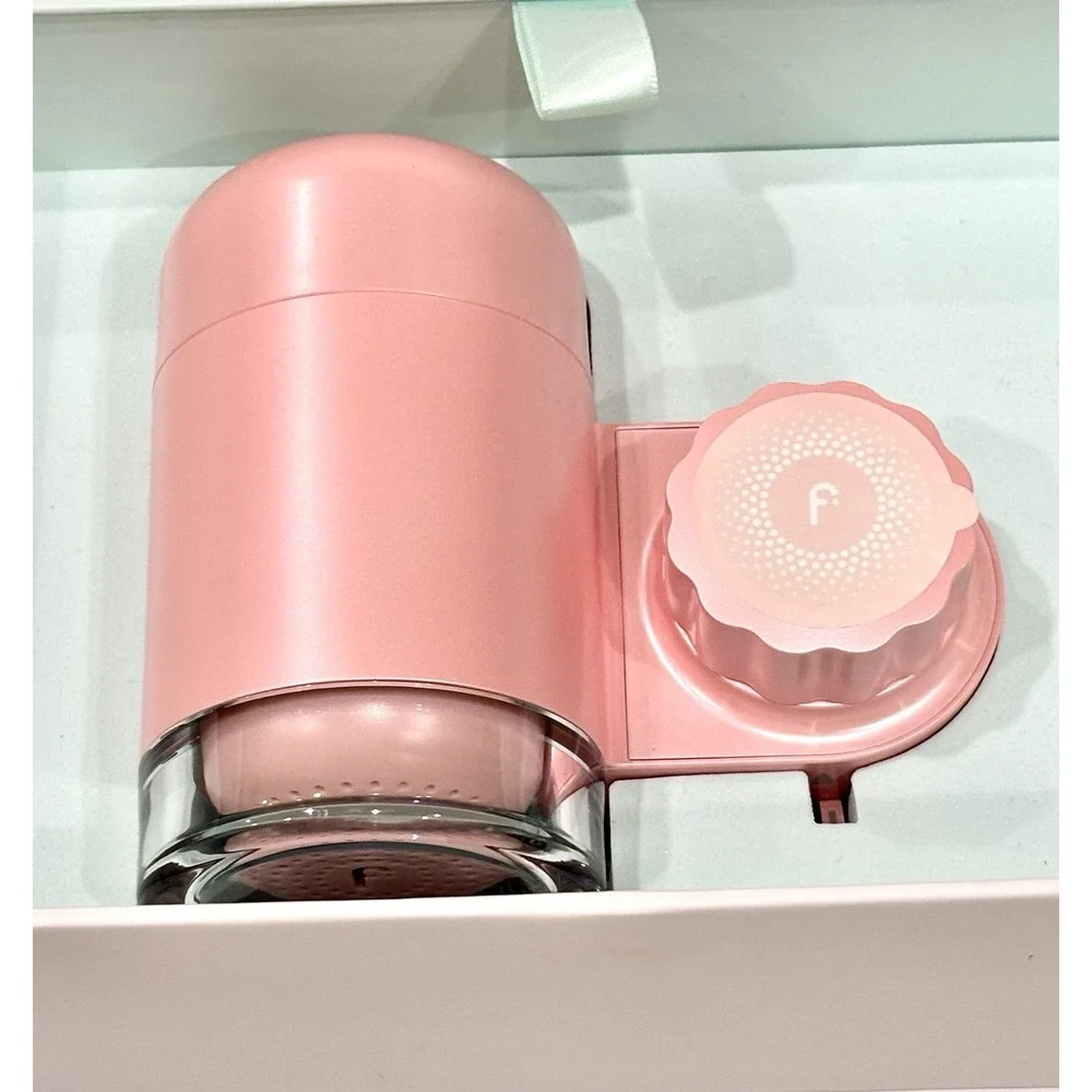 Filterbaby Pink Faucet Water Filter System Open Box w/ 8 Replacement Filters